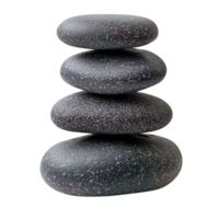 stack of zen stone isolated on transparent background png