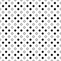 Geometrical black and white square pattern background vector