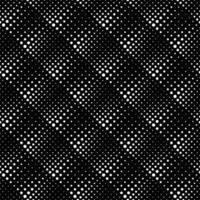 Geometrical seamless black and white dot pattern background design vector