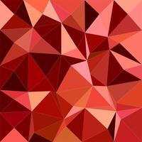 Dark red irregular triangle mosaic background vector
