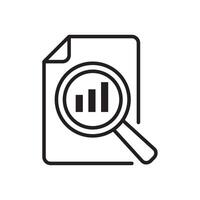 Audit document icon vector