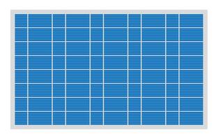 solar panel flat design vector