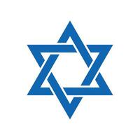 the star of david is a symbol of israel vector