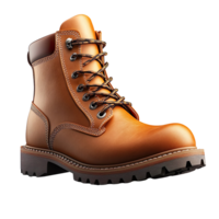 Stylish Leather Boots Emblem isolated on transparent background png