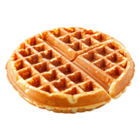 Sweet waffle isolated on transparent background png