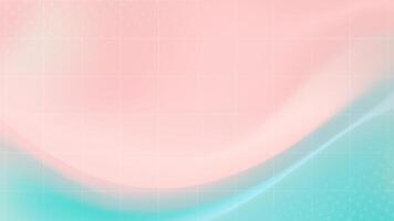Abstract background with flowing rose quartz and aqua hues. vector