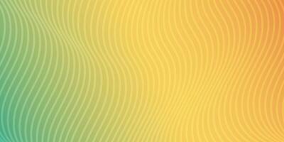 Colorful wavy pattern blending green and yellow shades in abstract design vector