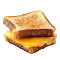 Toast sandwich with cheese isolated on transparent background png