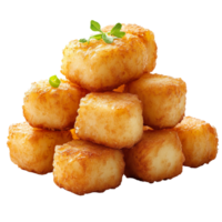 Tater tots isolated on transparent background png