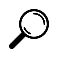 Search icon. Magnifying glass icon. Loupe symbol. vector