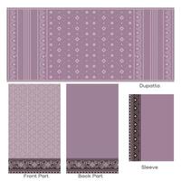 Textile digital design motif vector