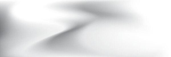Abstract white and gray color background with halftone effect, dot pattern vector