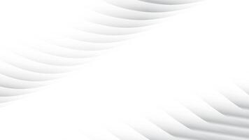 Abstract white and gray color, modern design stripes background with curve lines, wavy pattern. illustration vector