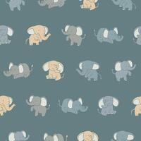 Elephant Seamless Pattern Background for Print Fabric Surface Fashion Wrapping vector