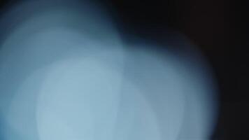 Light Leaks abstract blurred footage, Moving blinking circle lens glow flare bokeh overlays video