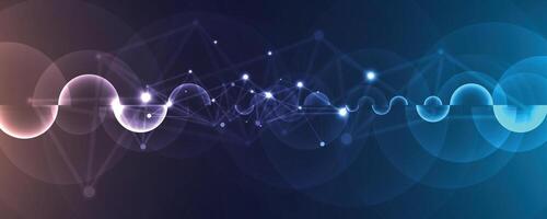an abstract image of cloud computing technology vector