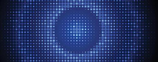 a blue cloud computing technology background with a circle in the center vector