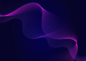 Abstract background with a flowing waves design vector