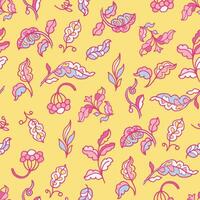 Bold Botanical Leaf Pattern vector