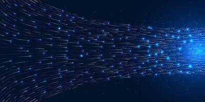 Big data The lines that rise simultaneously represent the use of technology to store, process, and analyze, including Big Data, AI, Machine Learning, Cloud Computing, and Data Analytics. vector