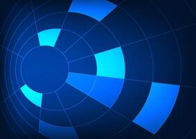 Abstract technology background. Connected curves form a technology tunnel. Suitable for technology work, wallpaper, poster, digital file work. vector