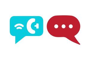 Colorful speech bubbles. vector