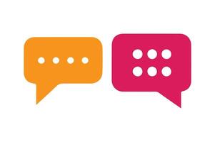 Speech bubble speech. vector