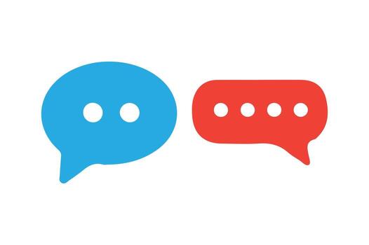 Speech bubbles set. vector