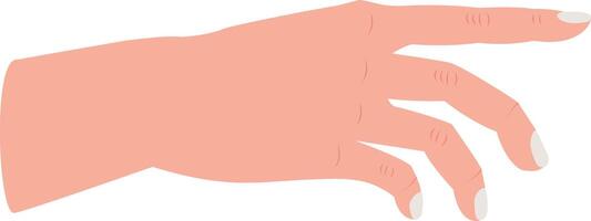Hand pointing forward vector