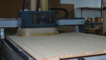 CNC Machine Cutting MDF Sheet for Furniture Parts video