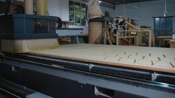 Automated CNC Cutting MDF Sheet into Furniture Parts video