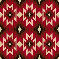 Tribal Blue Geometric Pattern Design. Navajo pattern in black background. vector