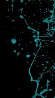 Light Blue Ink Explosion Slow Motion video