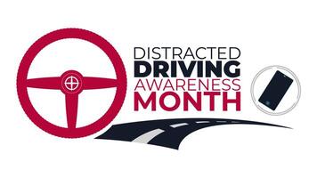 Drive Smart, Put the Phone Down and Focus vector