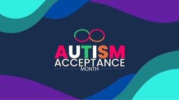 Autism Acceptance, Understanding and Inclusion Matter vector