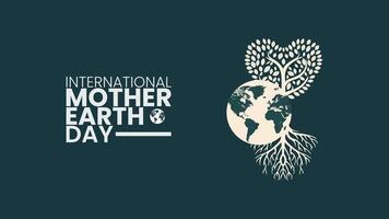 Honoring Mother Earth, Our Shared Responsibility vector
