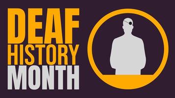 Recognizing Contributions of the Deaf Community vector