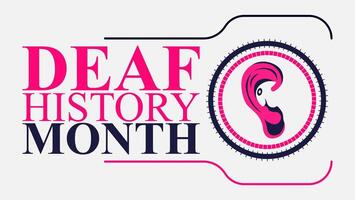 Honoring the Legacy of the Deaf Community vector