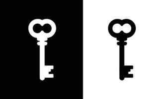 set of old keys vector