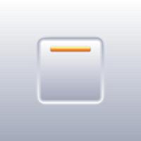 3D Rectangle shapes button neomorphism style vector