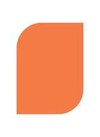 Modern abstract shape icon. Bold geometric figure symbol. Minimal form, flat style, brutalist aesthetic, potential for use in contemporary design and creative projects. vector