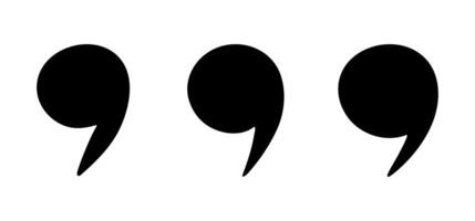 Hand Drawn Doodle Quotation Marks Set. Sketch Speech Bubble Commas, Comic Apostrophe Icons. Scribble Punctuation Symbols. Conversation Signs on White Background. Ideal for Chat Bubbles vector