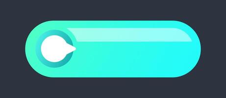 Futuristic lower third interface illustration, overlay element. vector