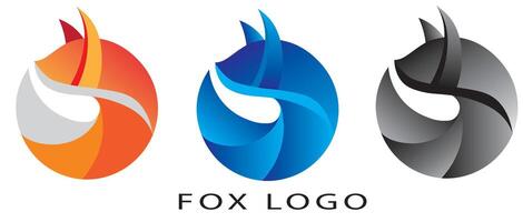 Minimal fox logo design, Perfect for branding vector