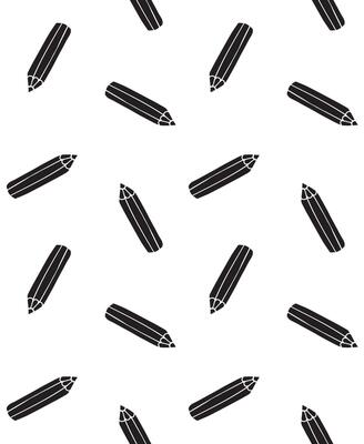 Seamless pattern of hand drawn doodle sketch pencil isolated