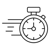 Hand draw alarm clock time concept vector