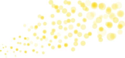 A soft, abstract featuring glowing yellow bokeh lights. Isolated vector