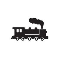 Steam Engine Icon, Vintage Train Design for Digital Use vector