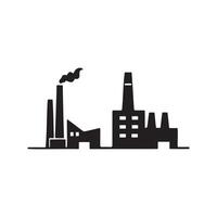 Factory Icon, Symbol for Business and Production Use vector