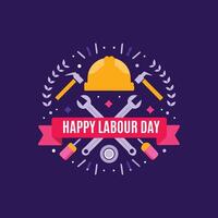 International Workers' Day - Workers and Tools vector